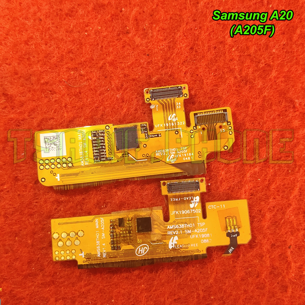 Samsung A20 - A205F Fleksibel Flexible Konektor LCD Copotan