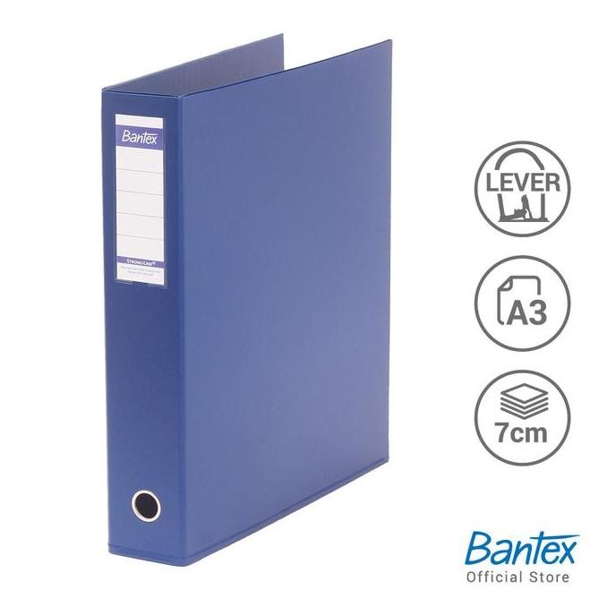 

Bantex A3 Potrait 7cm Lever Arch File / Ordner Blue #1467 01 HT