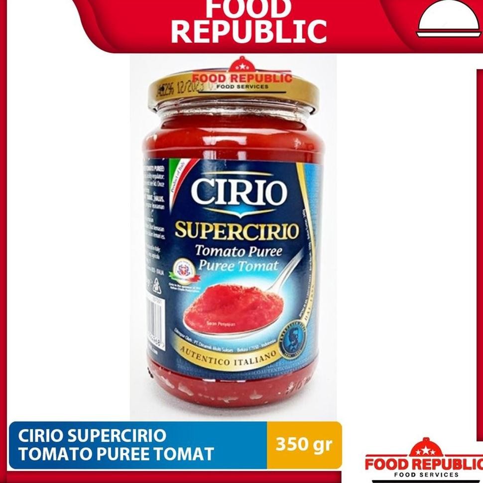 

Cirio Cirio Tomato Puree 350 Gr Tomato Paste Saus Tomat Pasta