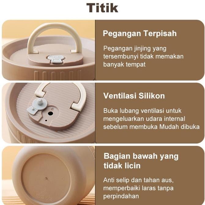KOTAK MAKAN STAINLESS LUNCH BOX STAINLESS KOTAK MAKAN STAINLESS STEEL 304 TERMASUK PERALATAN MAKAN