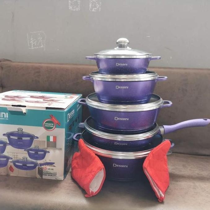 Dessini Cookware granite Set import 12 pcs