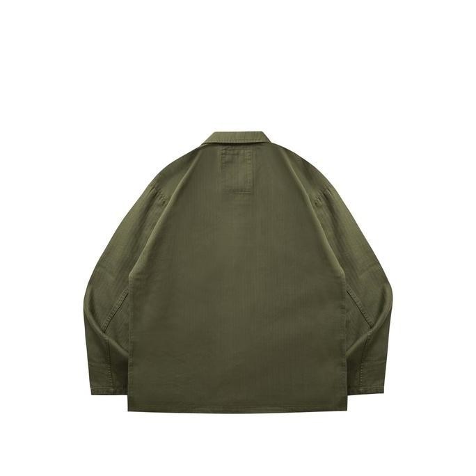 Bodypack Mirage Chore Jacket Denim Vintage Jaket Praktis - Olive S Co