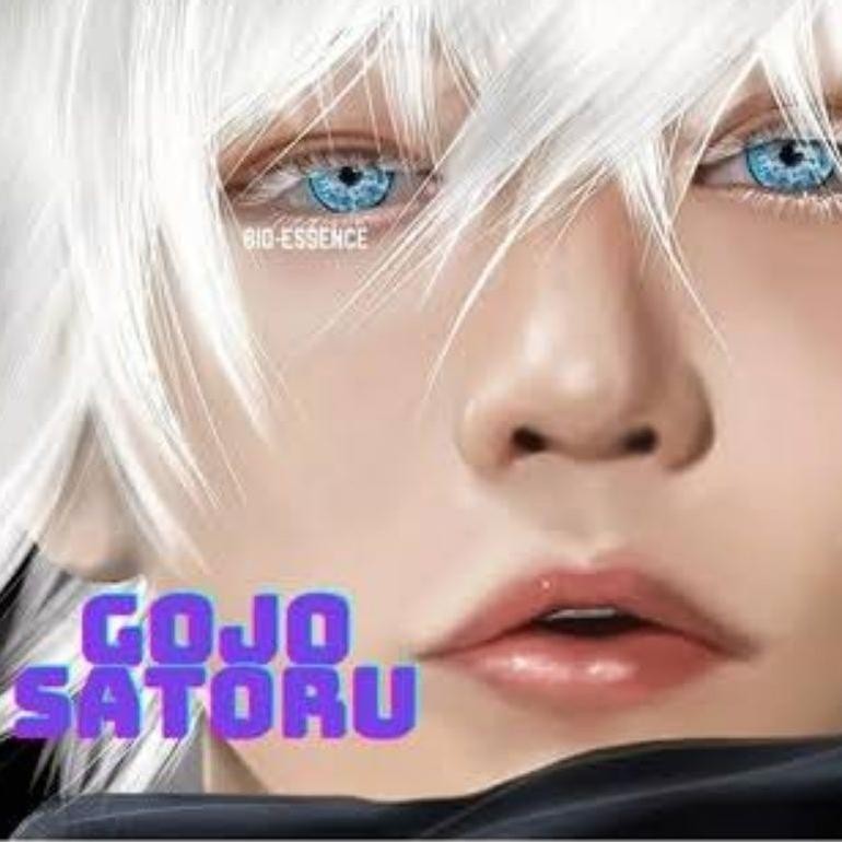 Termurah Softlens Cosplay Gojo Satoru Warna Biru Cerah Dan Himeko Warna Orange / Oren / Emas 14.5Mm 