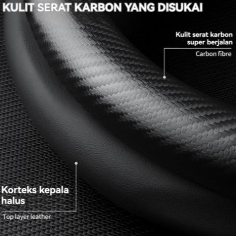 Cover Setir Sarung Stir Suzuki All New Ertiga XL7 Carbon Flat Bawah Datar