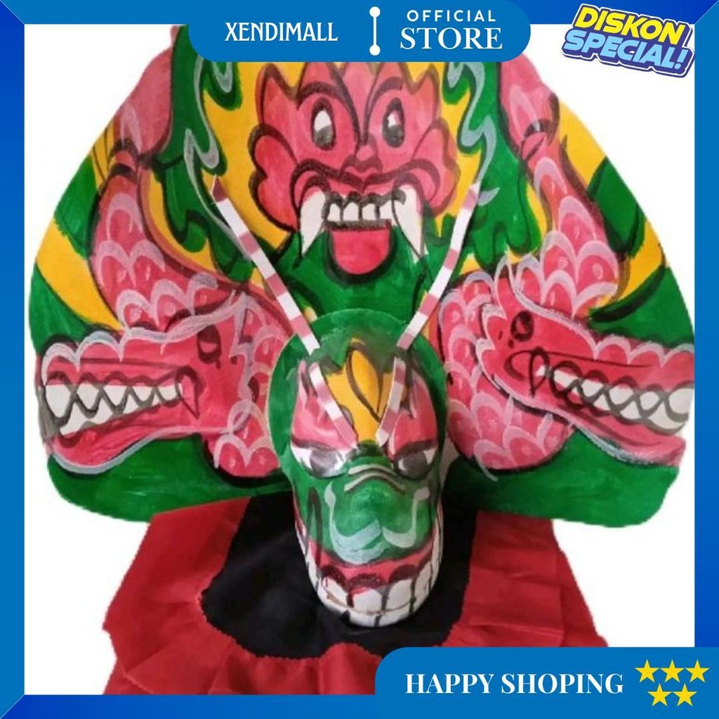 Termurah Barongan Devil/Barongan Devil Anak/Barongan Anak/Barongan Pentas Untuk Usia 2-6 Tahun