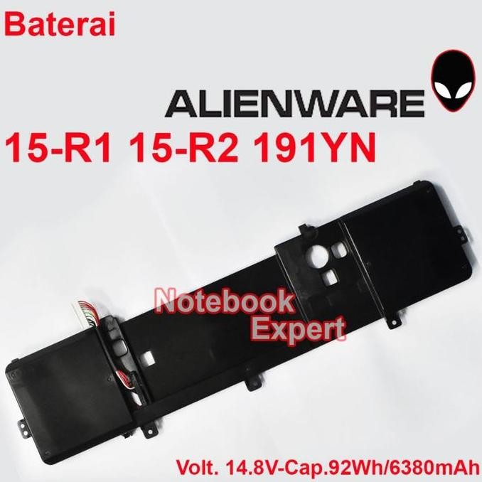 Baterai Laptop Original Alienware 15 R1 R2 191Yn New Stok