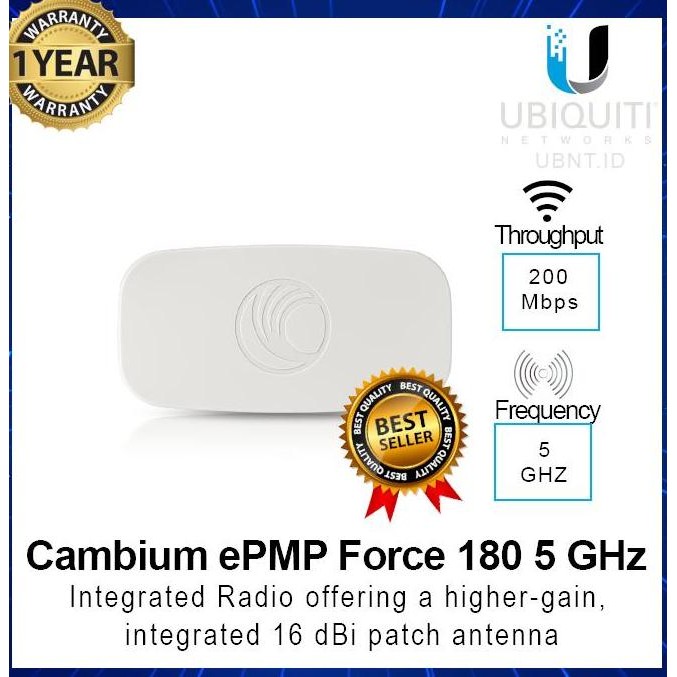 Cambium Epmp Force 180 Subscriber Module 5 Ghz New Stok