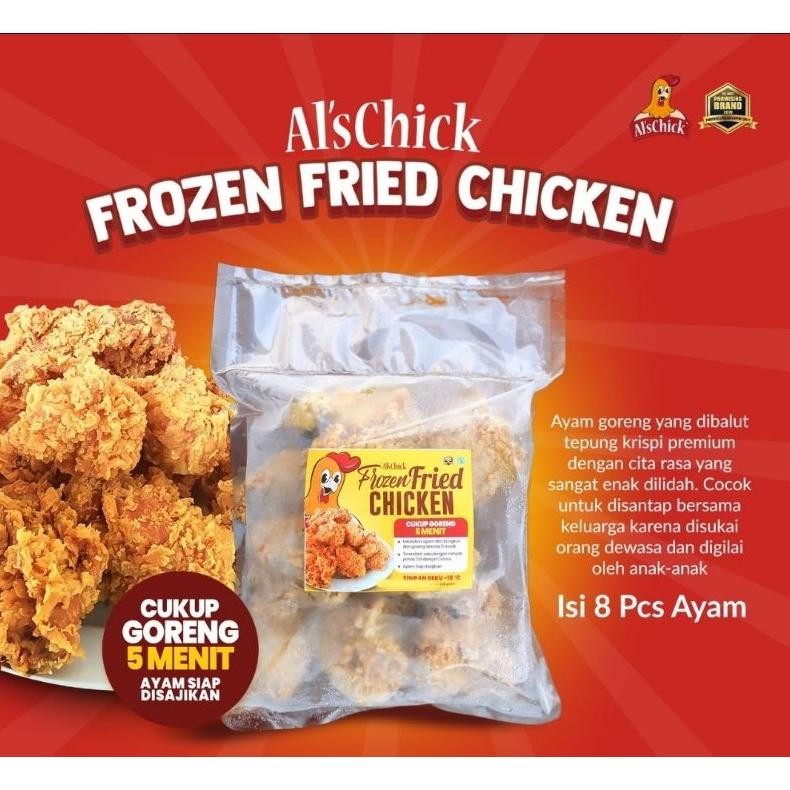 

Al'S Chick Frozen Fried Chicken Isi 8 / Als Ayam Goreng Tepung