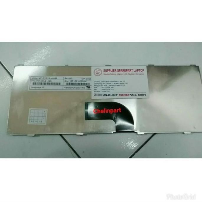 Keyboard Laptop Wearnes Quarda Ci-1423 Benq S43 S46 Mp-07G33U4-698 New Stok