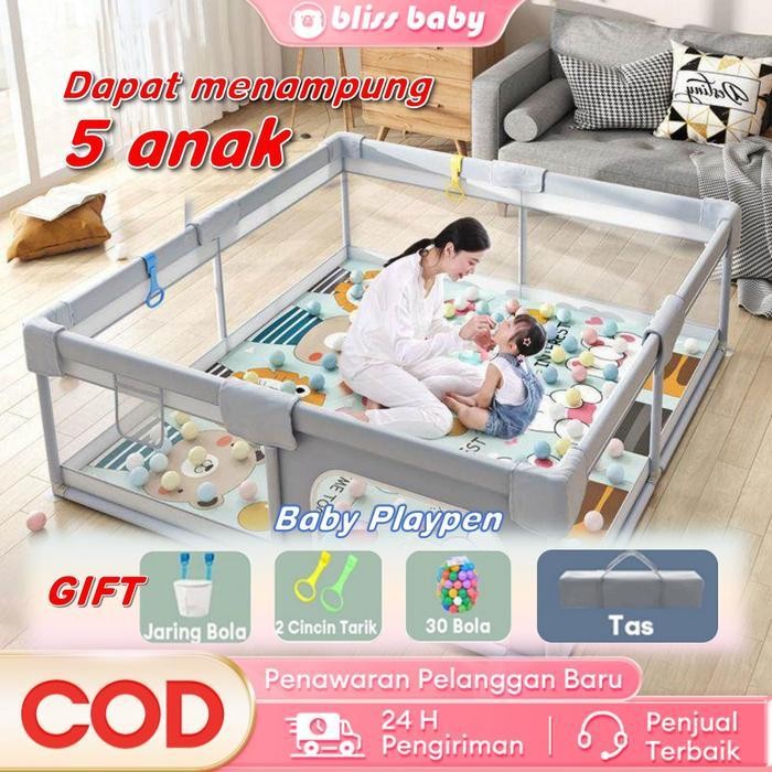 Mb CodBliss Baby Pagar Bayi Bermain Pagar Mainan Anak Baby Playpen Pagar Bayi Mandi Bola Anak Plaype