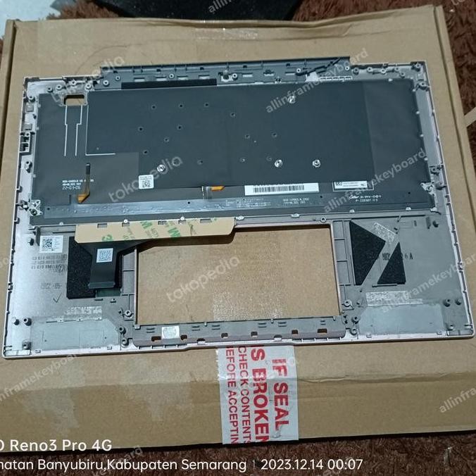 Frame+Keyboard Asus Zenbook S 13 Flip Oled Up5302 Zenbook S13 Oled Um5 New Stok