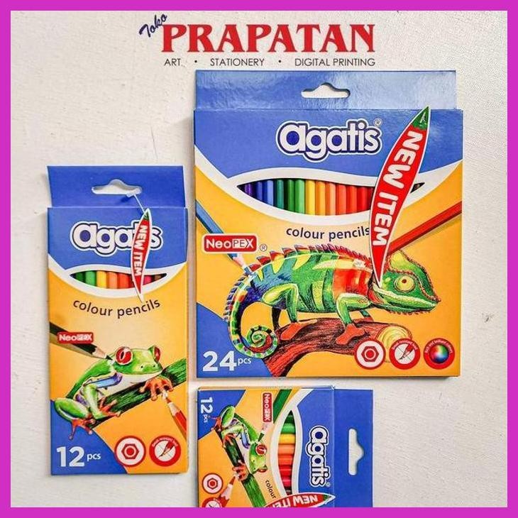 

( SEKOLAH / LUKIS ) DISCOUNT PENSIL WARNA AGATIS NEOPEX COLOR PENCILS (SENI / MENGGAMBAR / ART / KERAJINAN ) SIAP KIRIM