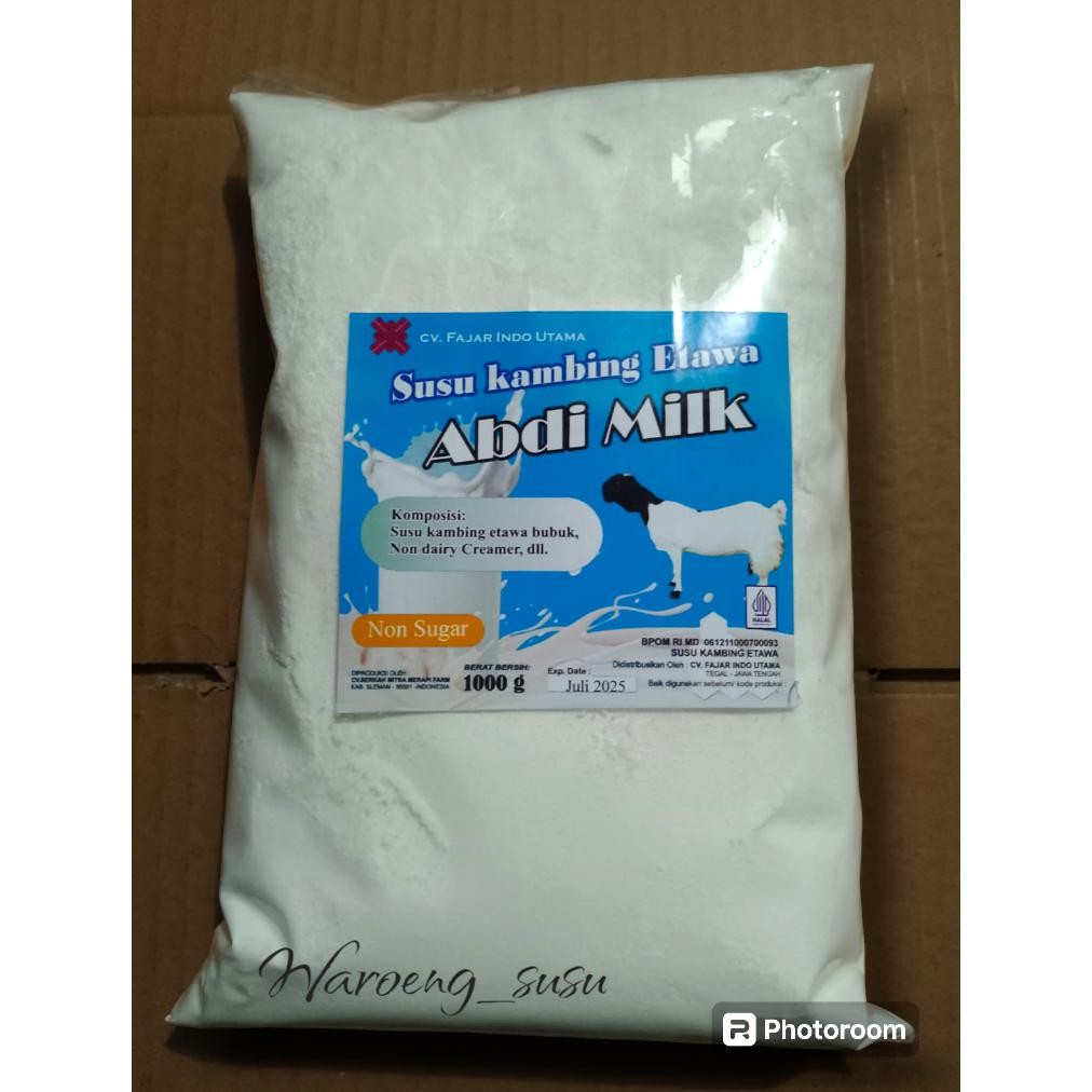 

Termurah Non Sugar Grade 1 & 2 Susu Bubuk Kambing Etawa Abdi Milk Vd08