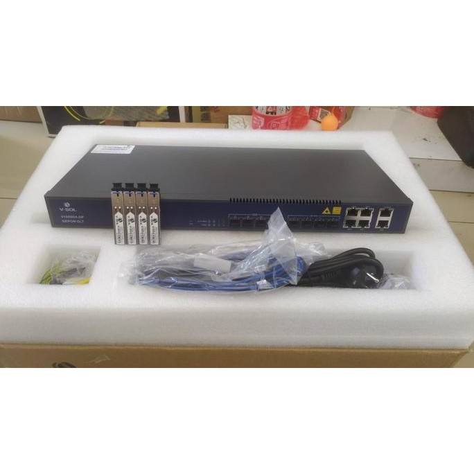 Olt Vsol Epon V1600D4-Dp Sfp 9Db Ori Vsol New Stok