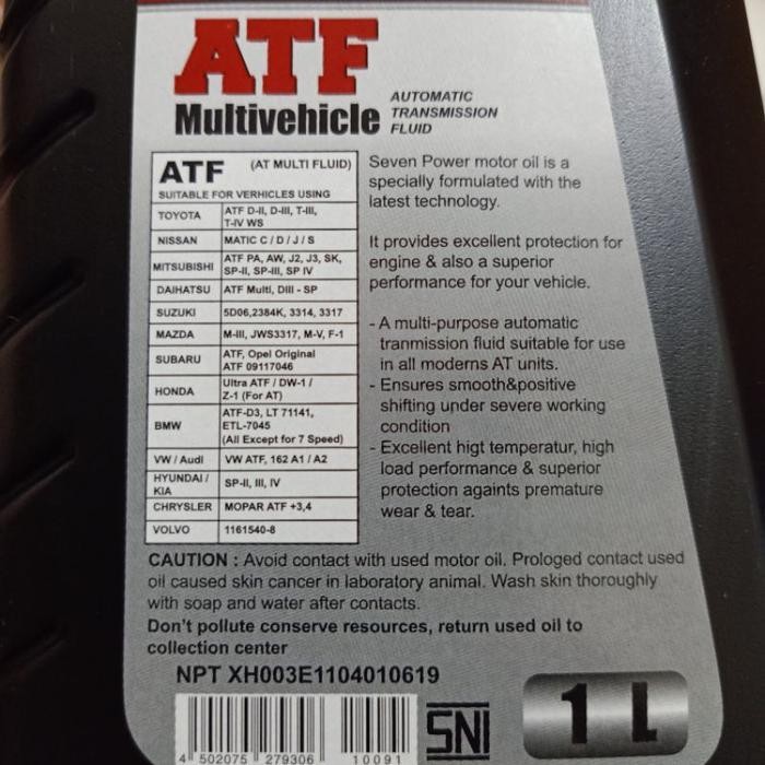 Ogs Seven Power Oli Atf Mv/Atf Seven Multivehicle/Oli Power Steering/Stering/Transmisi Matic/Matik 1