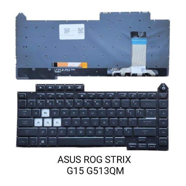 Keyboard Asus Rog Strix G15 G513Ic G513Ie G513Qc G513Qe G513Rc G513Rm New Stok