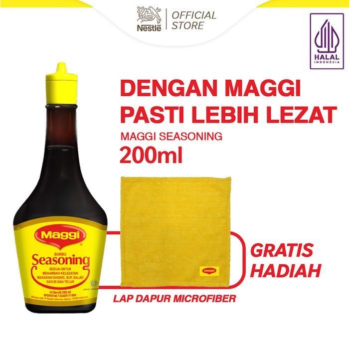 

Maggi Seasoning Cair 200Ml Free Lap Dapur Microfiber