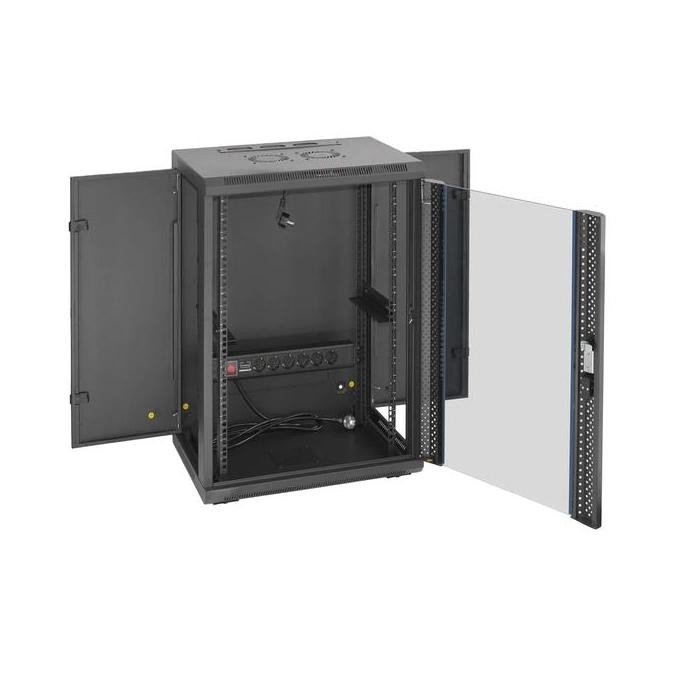 Wallmount Rackmount 15U, Rak Server Single Door 15U Besar New Stok