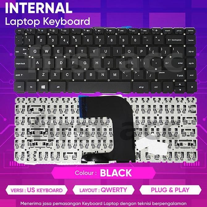 Keyboard Laptop Hp 14-Am015Tx 14-Am125Tx 14-Am507Tu 14-Am129Tx New Stok