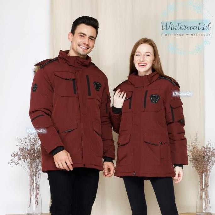 Men Winter Coat Big Size Jaket Gunung Pria Cowok Hangat Jacket Musim Dingin Mantel Runningman Runnin