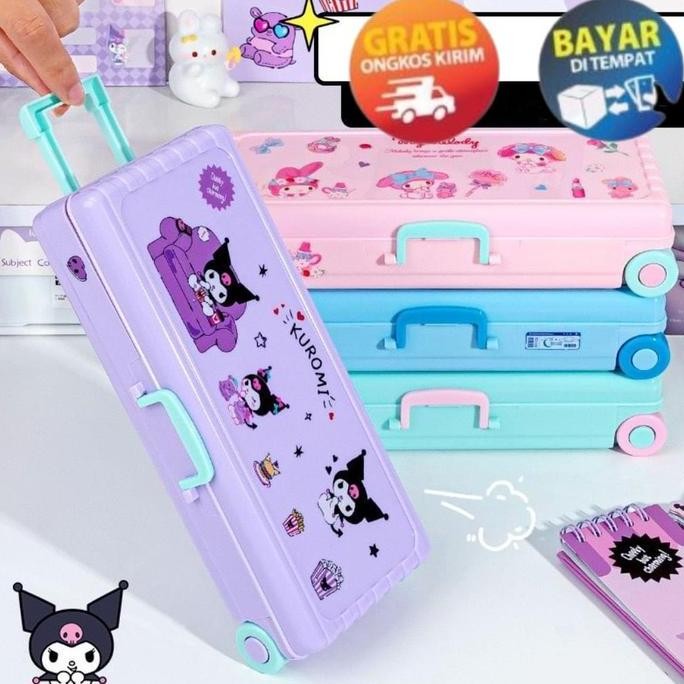 

KP192 - KOTAK PENSIL BENTUK TROLI LUCU ALAT TULIS DUA LAPIS KOPER PENCIL CASE ALAT STATIONARY SEKOLAH KUROMI CINNAMOROLL POCHACCO KARTUN KUROMI TERBARU ASLI 100% ORIGINAL OFFICIAL MODERN GARANSI BRAND TERLARIS DISKON GROSIR COD TREND 2025 NEGO BAYAR DI