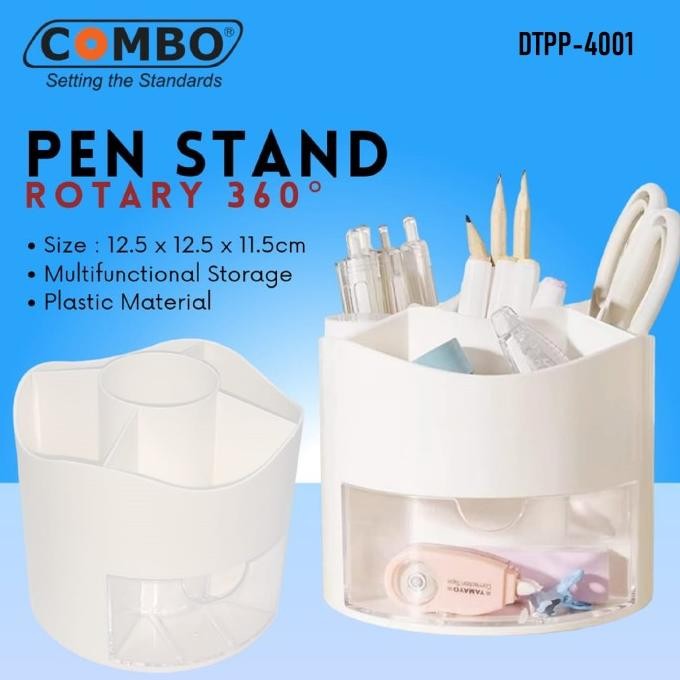 

Produk Baru!! Tempat Pulpen Meja / Pen Holder / Rak Serbaguna Putar / Tempat Makeup