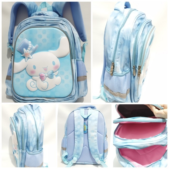 Tas Sekolah Anak Perempuan Sd 16 Inch Cinnamoroll Hsd Timbul 3 Dimensi