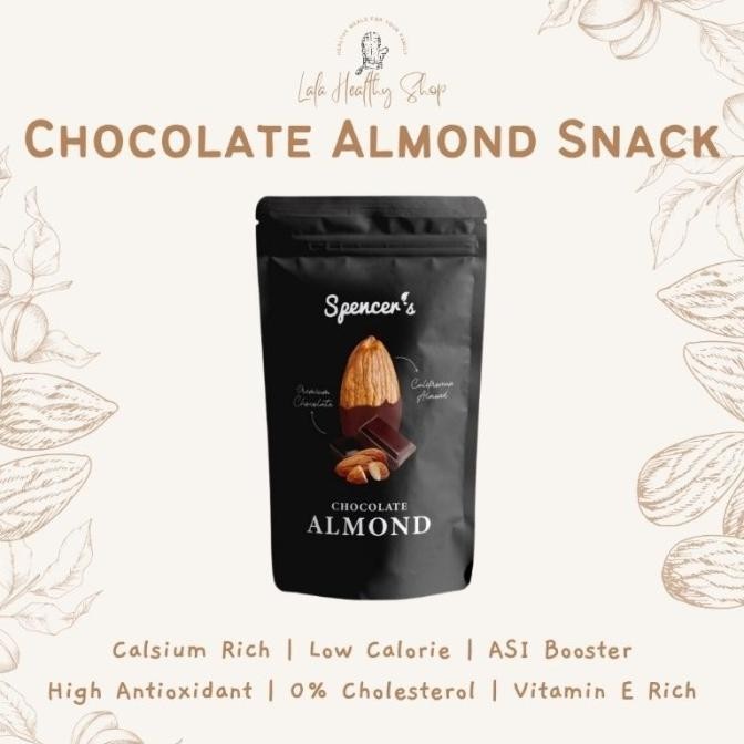 

min 150rb free 1 spencer's chocolate almond snack spencers termurah