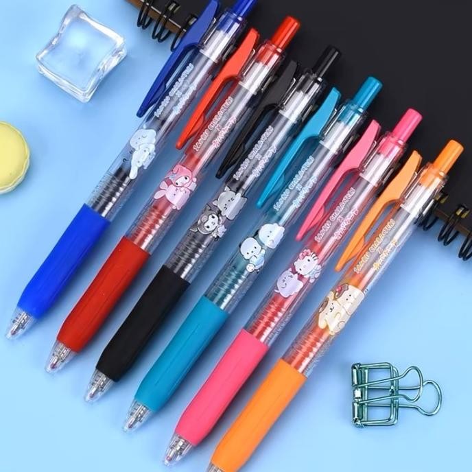 

Zebra Sarasa Sanrio X Obacane Cinnamoroll Kuromi Pochacco Pompompurin My Melody Hello Kitty Gel Ink Pen 0.5Mm Pulpen Limited Edition Stok Terbatas