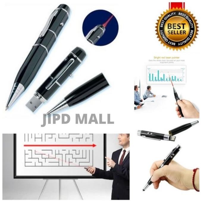 

Produk Baru!! Pulpen 3 In 1 Pen Drive Laser Pointer Pulpen dan Flashdisk 16Gb 111157