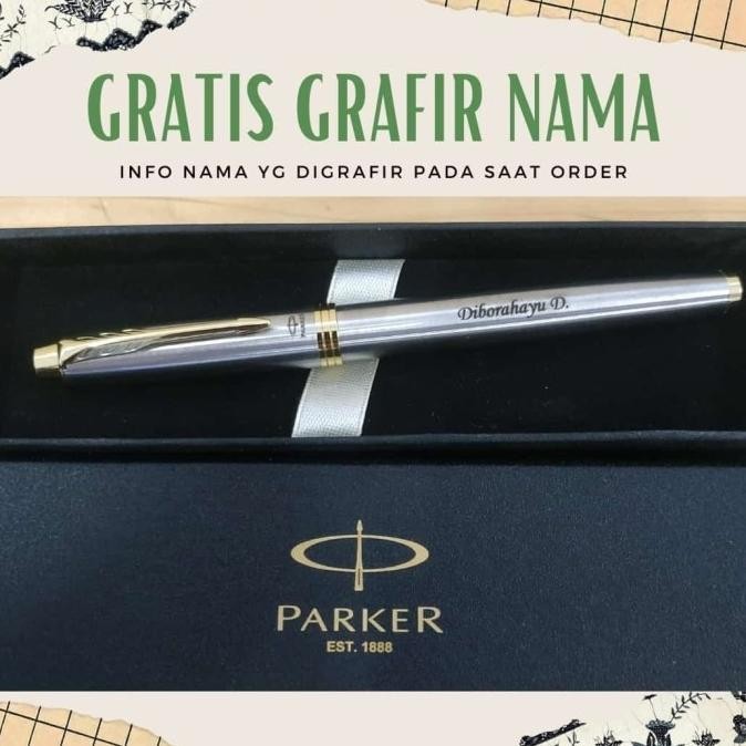 

Produk Baru!! Pulpen Mewah Model Parker IM KW Roller Ball + Gratis Grafir Laser Nama