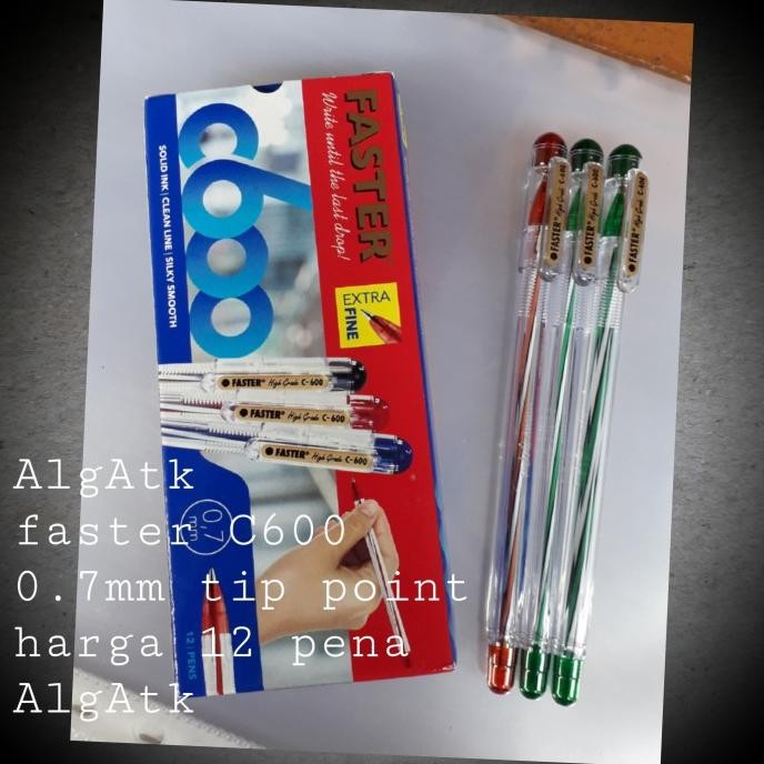 

Produk Baru!! Pulpen Faster C-600. 0.7mm.