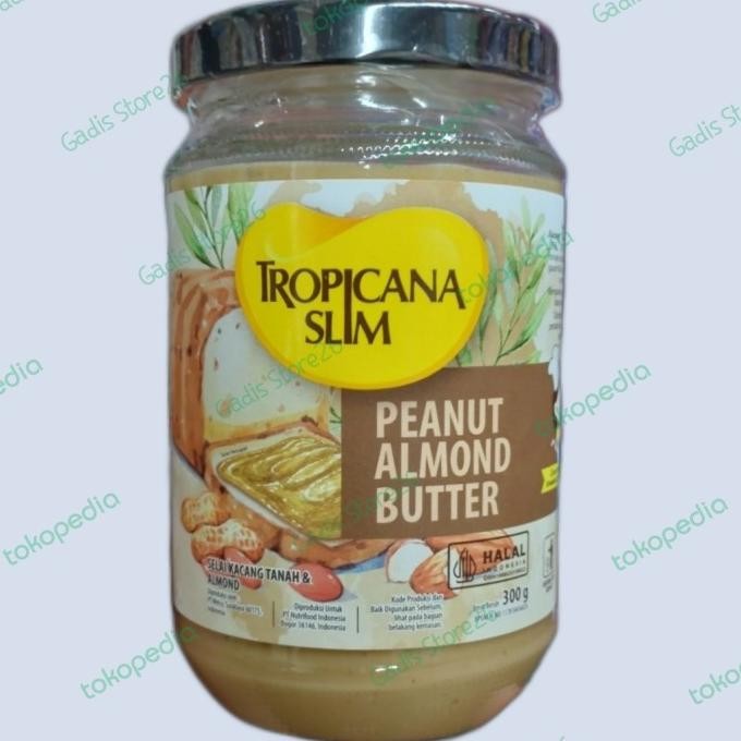 

selai tropicana slim peanut almond butter 300 gr | selai kacang termurah