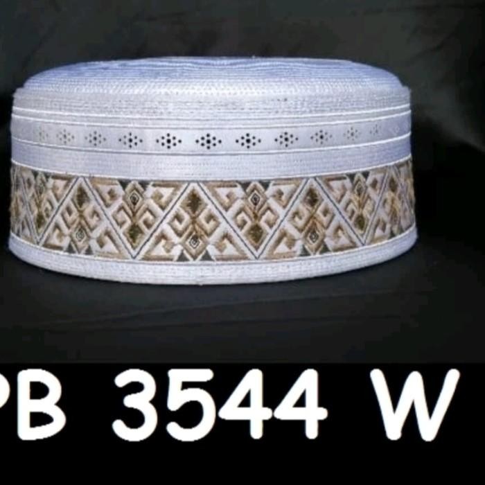 New 100% Originalll Songkok Sudemala/ Songkok Haji Putih Pb 3544 / Kopyah/ Peci Terbaru Best Quality