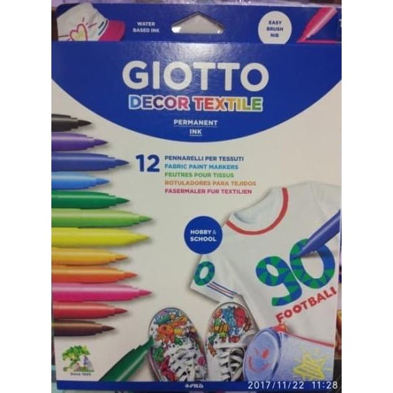 

Giotto Decor Textile Isi 12 pcs