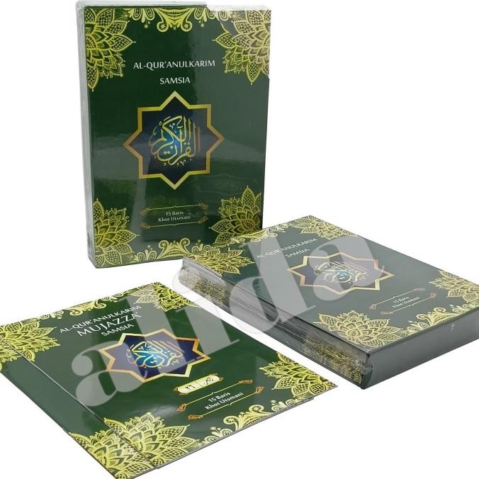 

Alquran Per Juz Mujazza Samsia 15 baris UkBesar A4 Al-Quran isi 30 Juz HDM