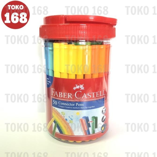 

FABER CASTELL Connector Pen/Spidol Warna 50 Warna (SET)