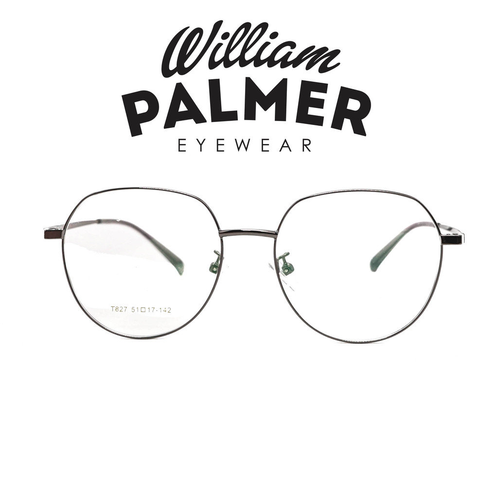 William Palmer Kacamata Pria Wanita Metal 827 C5 Gunmetal