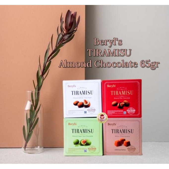 

coklat import i 65 gr beryl's cokelat malaysia classic tiramisu almond termurah