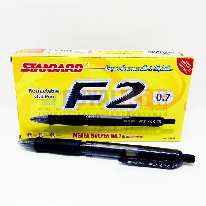 

Produk Baru!! Pulpen Pen Gell standart F2 ( isi 12 pcs )