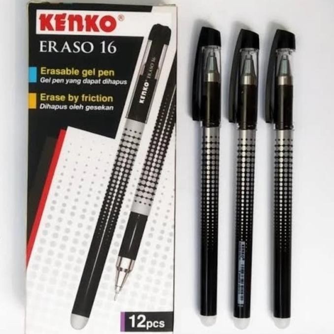 

Produk Baru!! Pulpen Kenko Eraso 16 Erasable Gel Pen ( Dapat Di Hapus)