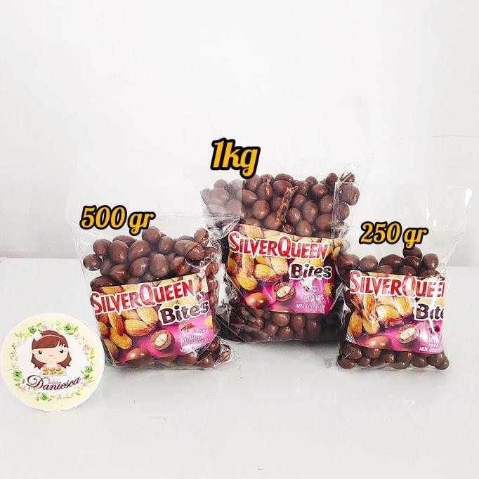 

silverqueen almond bites 1 kg termurah