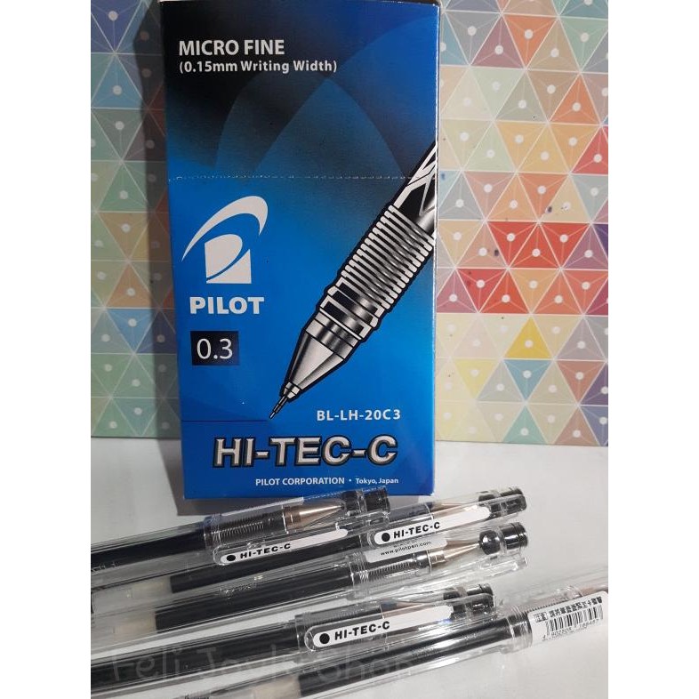 

Produk Baru!! PULPEN HITEC C 0.3 PILOT ORIGINAL BOLPEN HI-TECH KANTOR GEL PEN