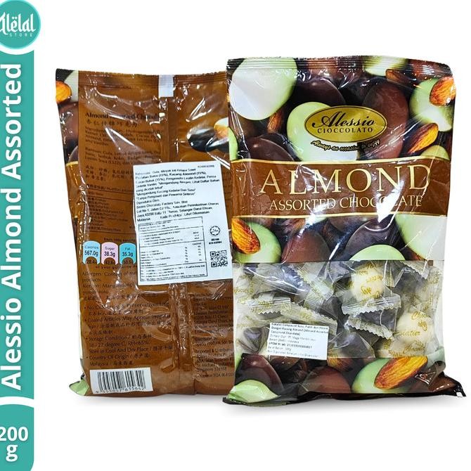 

coklat alessio almond assorted chocolate 200g cioccolato creme praline cokelat impor malaysia termurah