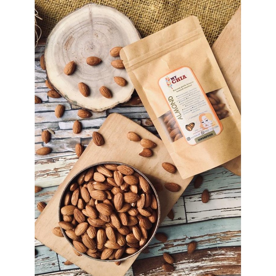 

roasted almond (panggang) 500gr termurah