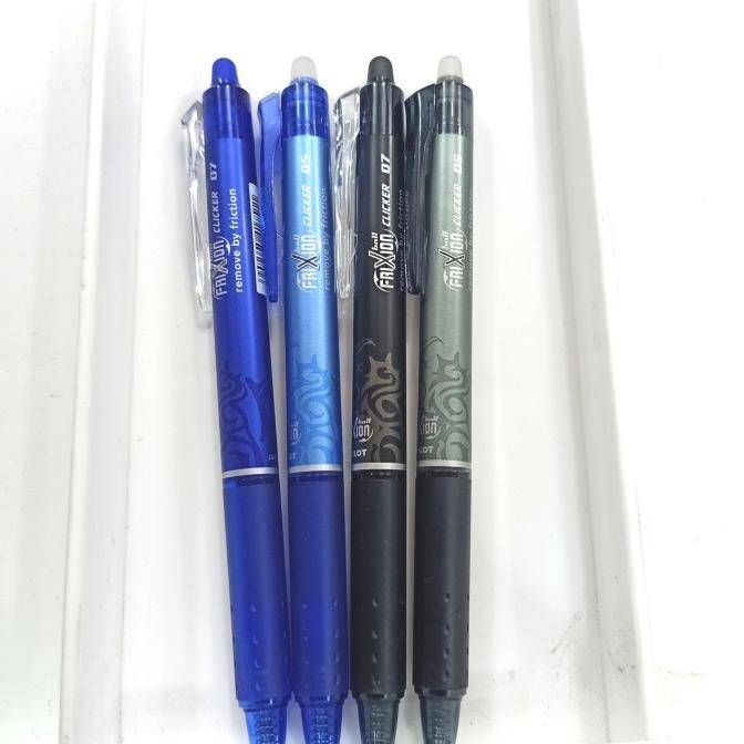 Produk Baru PILOT Pulpen Frixion 0.5 Black - Pena Bisa Dihapus Eraseble Pen Eraser