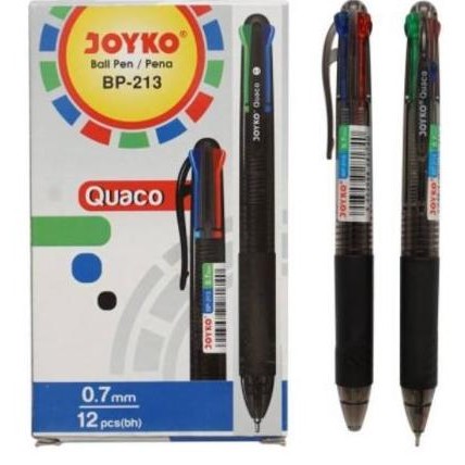 

Produk Baru!! Pulpen / pen / Balpoint Joyko 4 Warna BP-213 Quaco