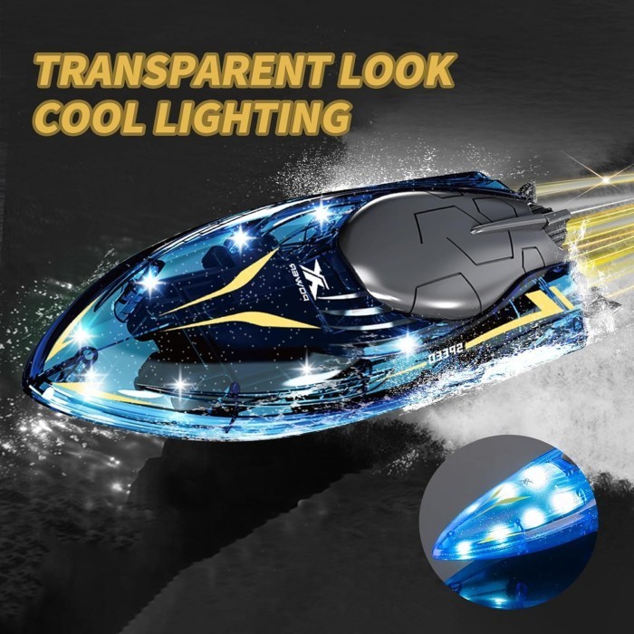 Murah Kapal Remote Control Speed Boat Mainan Anak RC Perahu Non COD