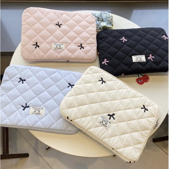 Tas Laptop / Tas Tablet Ipad Puffy Motif Pita 13 Inch, 14 Inch, 15 Inch, 15.6 Inch - Laptop Sleeve