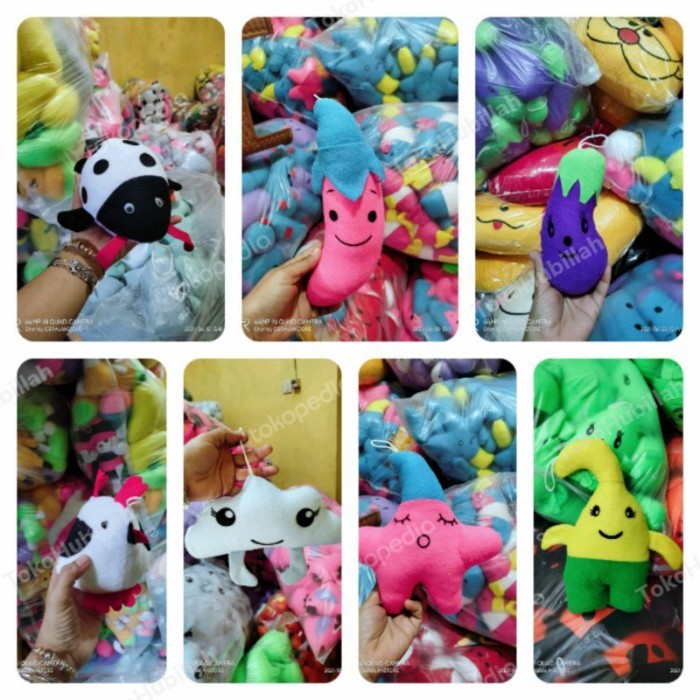 PAKET Boneka Capit 1Ball Isi 100pcs